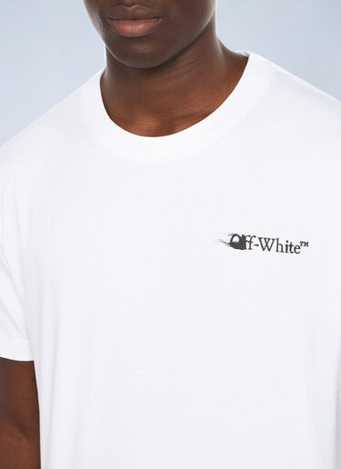 Ink Arrow Slim Logo T-Shirt Off-White Ink Arrow Slim Logo T-Shirt White ofw0162005