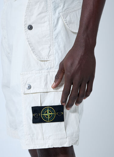 Stone Island 棉质混纺短裤  米色 sto0160067