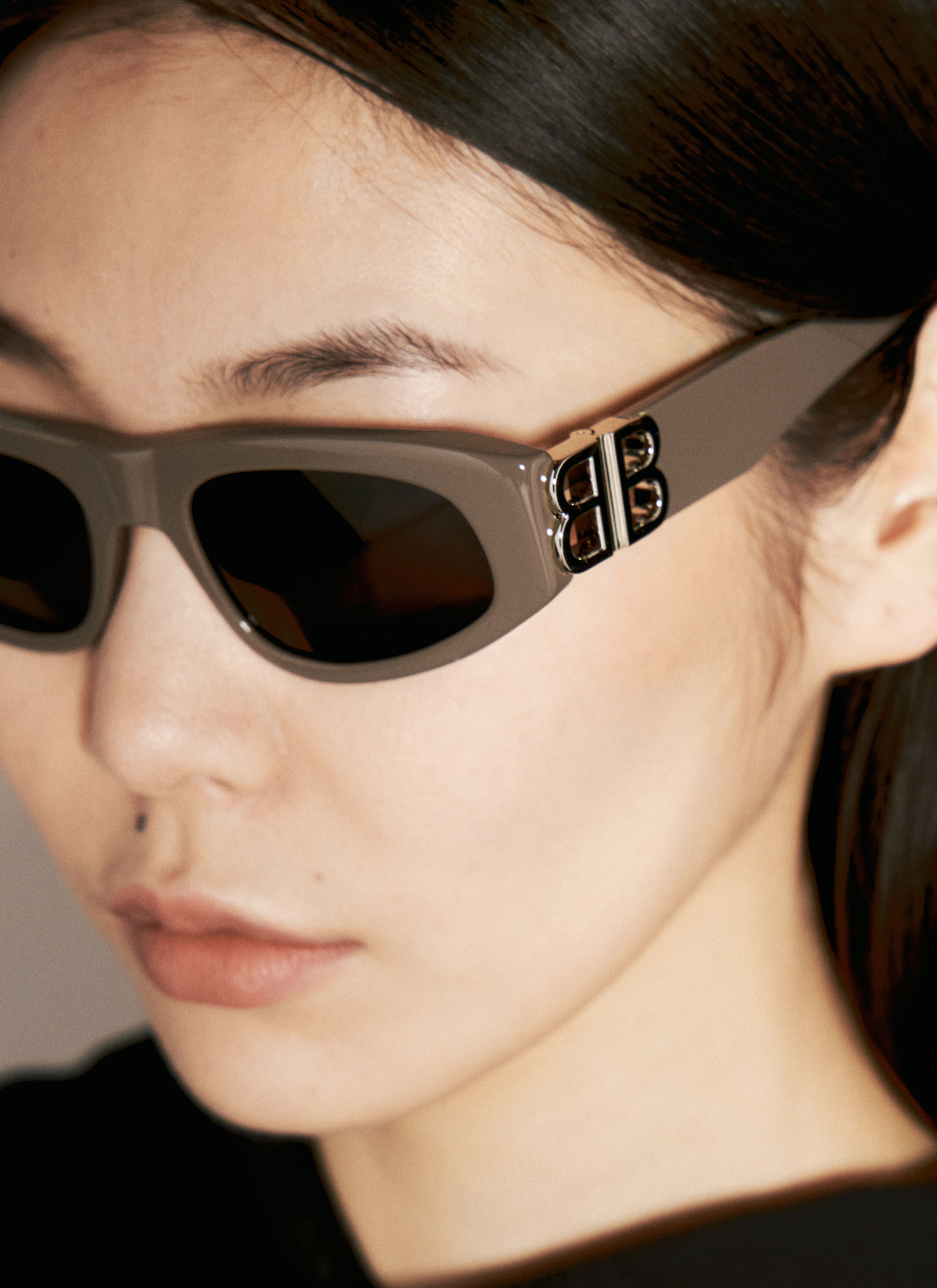 Balenciaga Women's' Dynasty D-Frame Sunglasses in Grey | LN-CC®