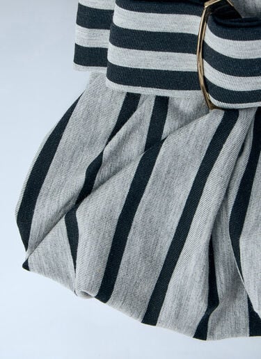 Vaquera Striped Headscarf Grey vaq0264011