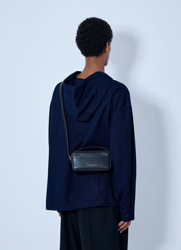 LN-CC® - Jacquemus: Le Baneto Crossbody Bag - Black Jacquemus Le Baneto Crossbody Bag Black jac0166015