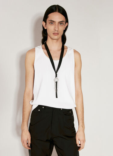 Rick Owens 大号挂脖钥匙扣 银色 ric0155040