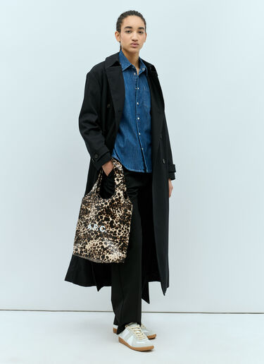 A.P.C. 小号徽标印花托特包 米色 apc0255018