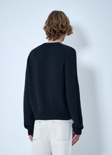 Crewneck Wool Sweater Our Legacy Crewneck Wool Sweater Black our0164068