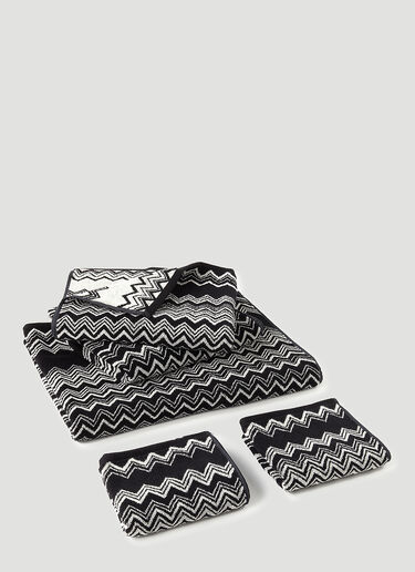 Keith Bath Set Of Five Towel Set Missoni Home Keith Bath Set Of Five Towel Set Black wps0642154