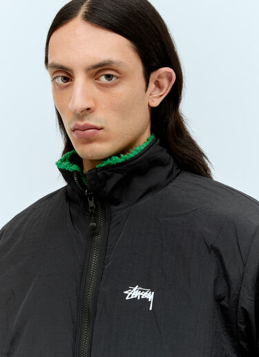 Stüssy Sherpa Reversible Jacket Green sts0156005