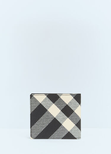 Burberry Check Bi-Fold Wallet Black bur0156022