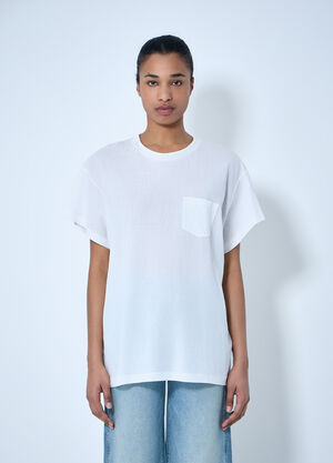 Khaite Cotton Jersey T-Shirt White kha0264009