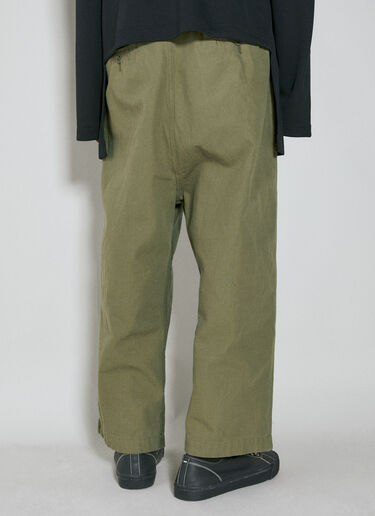 Comme des Garçons Homme Baggy Crop Pants Green cdh0154006