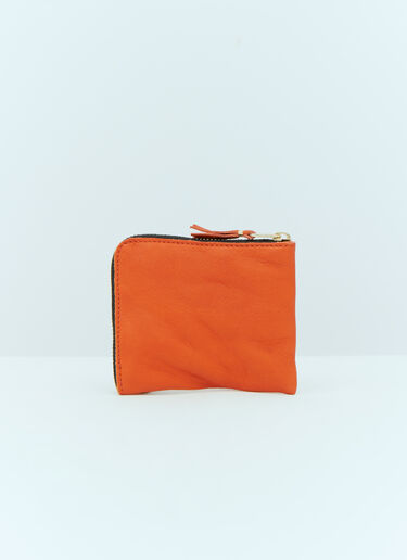 Comme des Garçons Wallet Washed Leather Wallet Orange cdw0354002