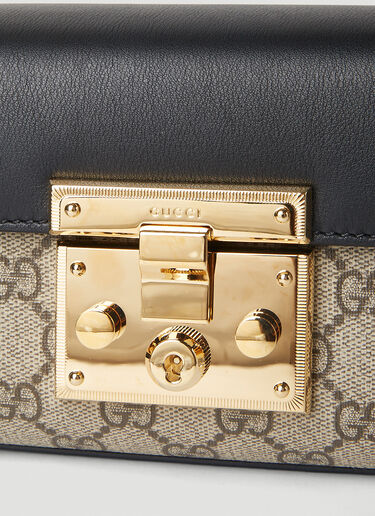 Gucci Padlock GG Print Shoulder Bag Brown guc0251263