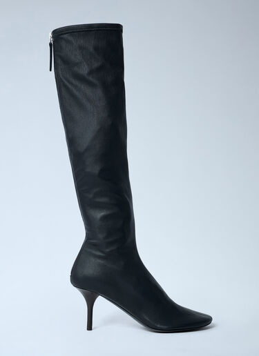 Knee-High Leather Boots Acne Studios Knee-High Leather Boots Black acn0262026