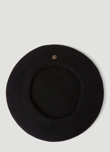 Gucci Wool Felt Beret Black guc0251013