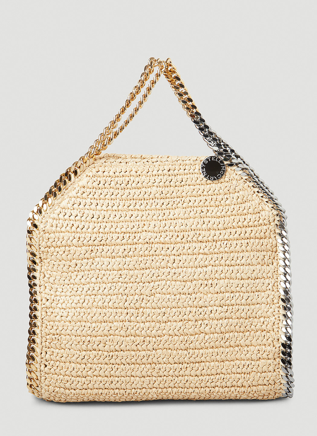 Stella McCartney Raffia Falabella Tote Bag in Beige LN CC