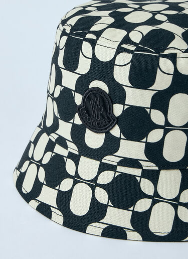 Moncler 프린트 버킷 햇  블랙 mon0260020