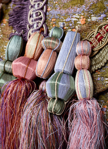 Ornate Tassel Clutch Bag Dries Van Noten Ornate Tassel Clutch Bag Khaki dvn0262036