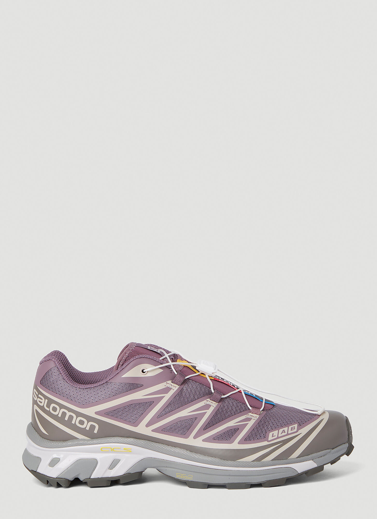 Shop Salomon Xt-6 Sneakers In Purple