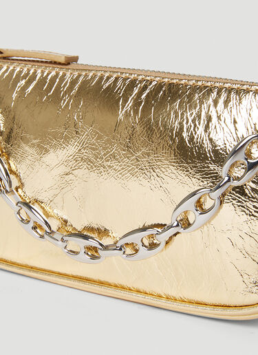 BY FAR Rachel Mini Shoulder Bag Gold byf0252004