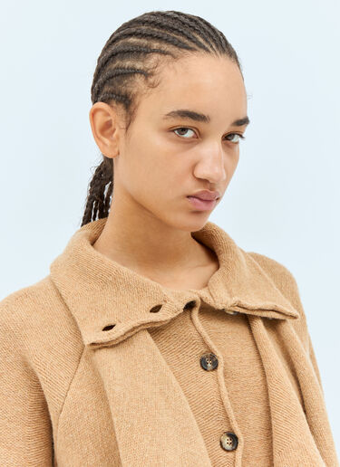 JW Anderson Layered Cardigan Beige jwa0258007