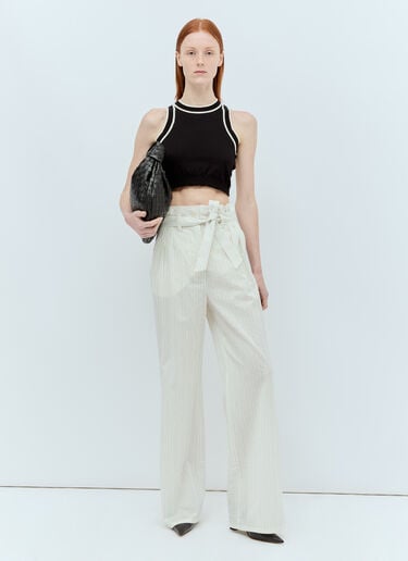 Knit Crop Top Max Mara Knit Crop Top Black max0256027