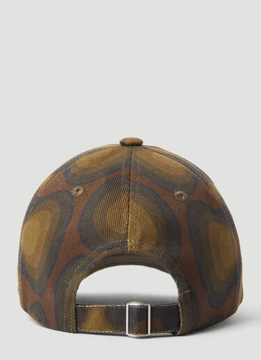 Dries Van Noten Printed Baseball Cap Brown dvn0156039