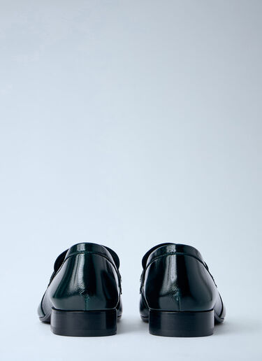 Dries Van Noten 抛光皮革乐福鞋 绿色 dvn0263025