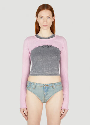 Guess USA Waffle Knit Bolero Pink gue0252010