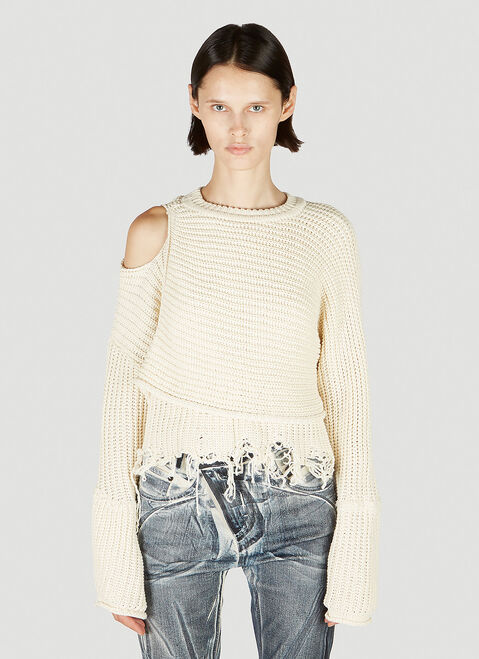 Ottolinger Wrap Knit Sweater Blue ott0253013