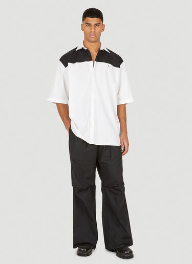 Raf Simons Gathered Pants Black raf0150009