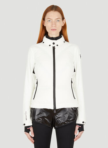 9 Moncler DYNAMIC Vailly Quilted Jacket White mdn0248009