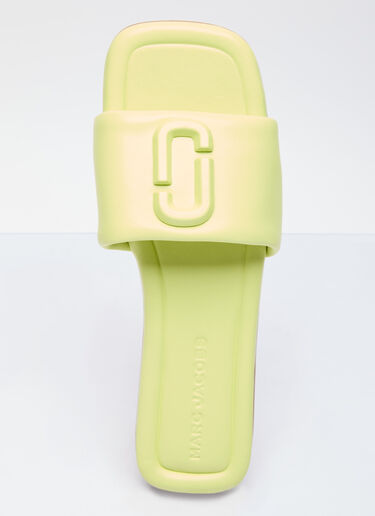 Marc Jacobs The J Marc Leather Slides Green mcj0255001