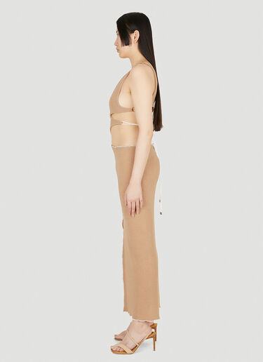 Ester Manas 비대칭 [테리] 드레스 베이지 est0248004