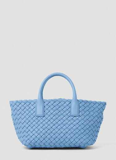 Bottega Veneta Cabat 미니 토트백 블루 bov0252008