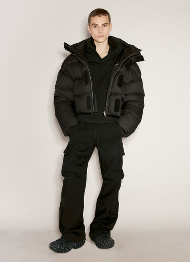 Entire Studios MML Hooded Puffer Jacket Black ent0155001