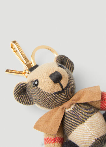 Burberry Thomas Bear with Bow Tie Keyring Beige bur0249061