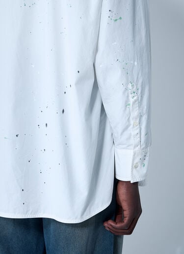 MM6 Maison Margiela Paint Residue Shirt White mmm0160002
