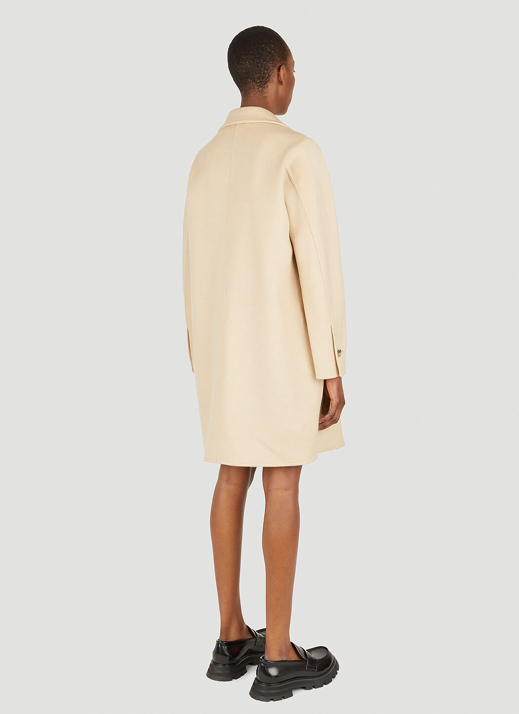 Max Mara Ferrrara Coat in Beige LN CC