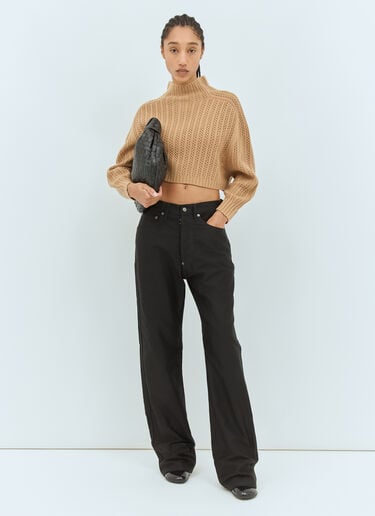 Max Mara Wool-And-Cashmer-Blend Sweater Beige max0257025