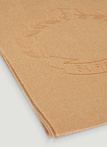 Ghost Crest Scarf Burberry Ghost Crest Scarf Camel bur0251092