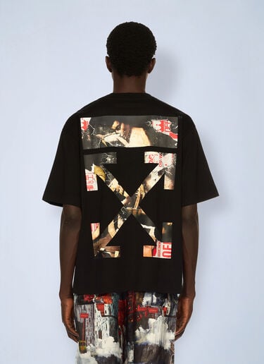 Off-White Paint Arrow Skate Logo T-Shirt Black ofw0162019