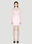 Mugler Mesh Dress Light Blue mug0252027