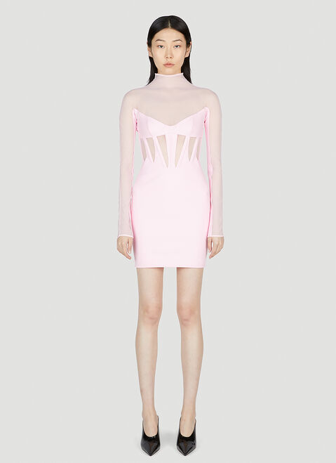GANNI Mesh Dress Black gan0251023