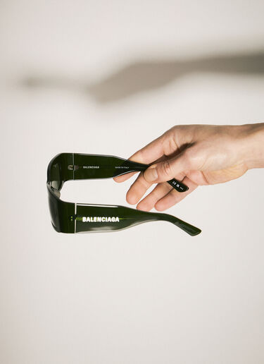 Balenciaga Rectangle Sunglasses Green bcs0356004