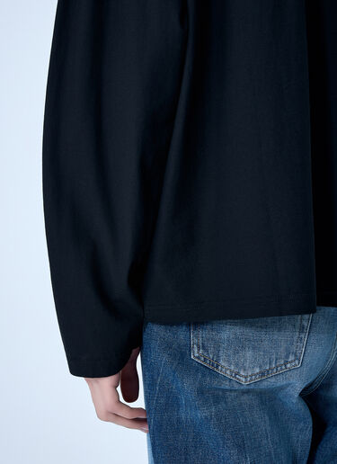 Our Legacy Rugby Longsleeve Polo Black our0164024