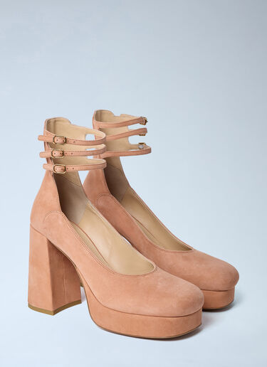 Loti Suede Platform Pumps Chloé Loti Suede Platform Pumps Pink chl0262025