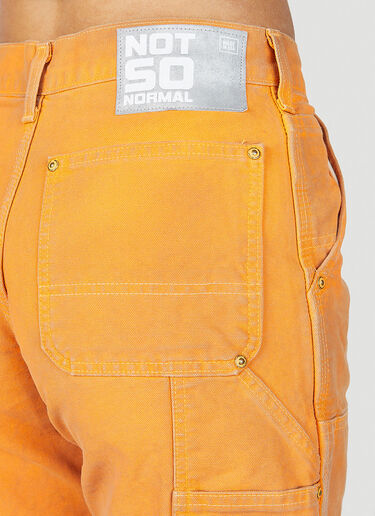 NOTSONORMAL Washed Working Shorts Orange nsm0351009
