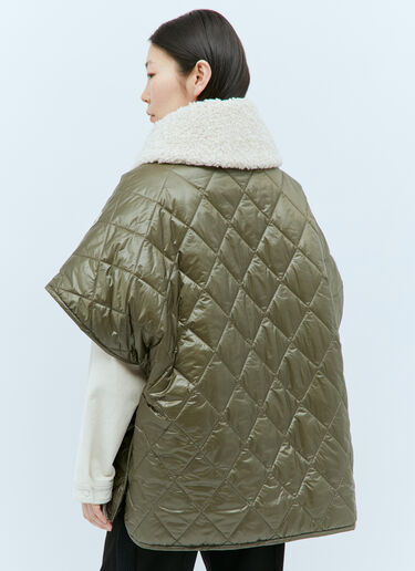 Moncler 衬垫鸭舌斗篷  绿色 mon0258023