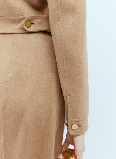 Max Mara Wool Biker Jacket Camel max0254041