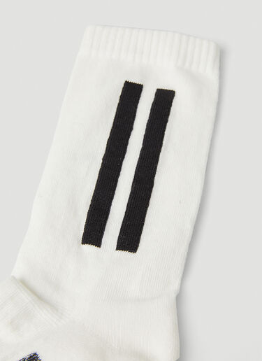 Rick Owens Glitter Socks White ric0247051