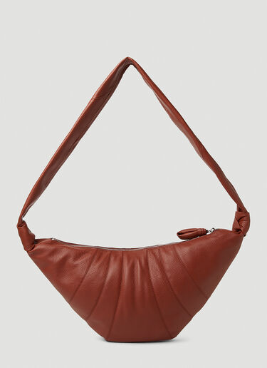 Lemaire Medium Croissant Shoulder Bag Red lem0252014